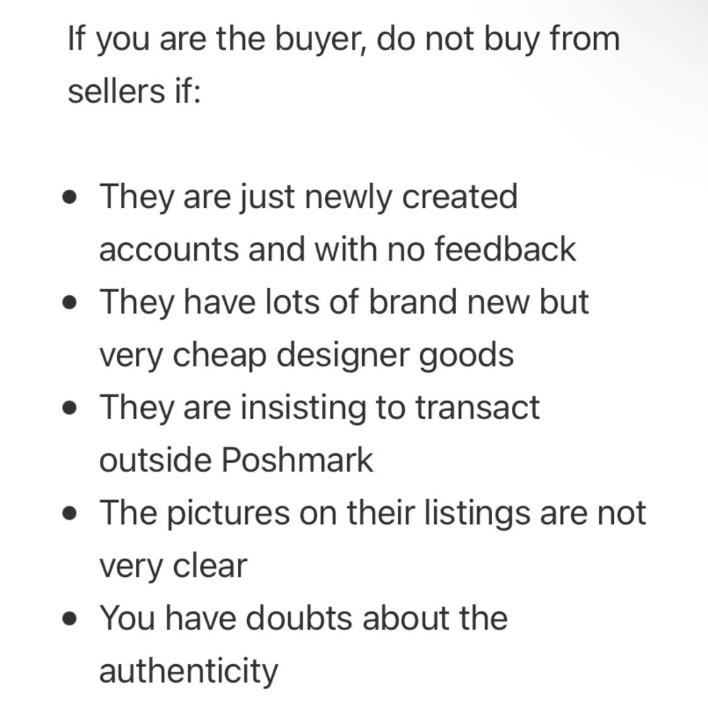💗 CHEAT SHEET 💖NEW POSHER 💜INFO & TIPS! 💜 - Picture 4 of 8